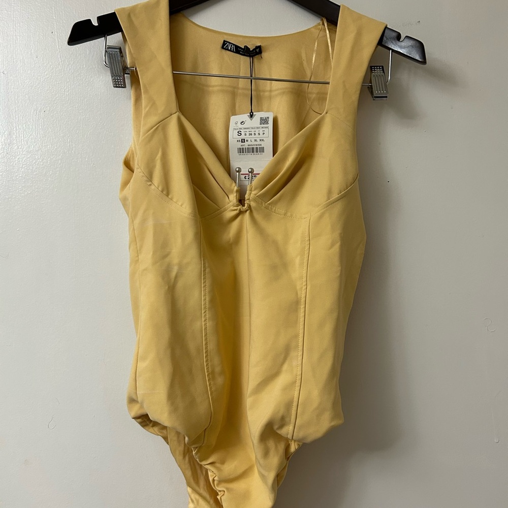 Zara Yellow Bodysuit